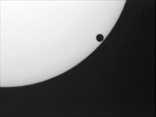 The June 5, 2012, Venus transit of the sun.