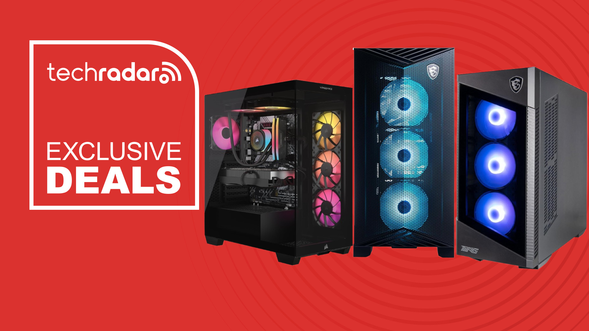 Deals hero image for gaming PC roundup