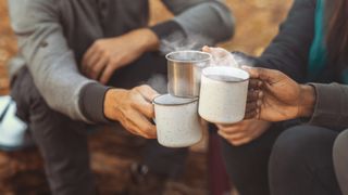 best hot drinks for camping: cheers