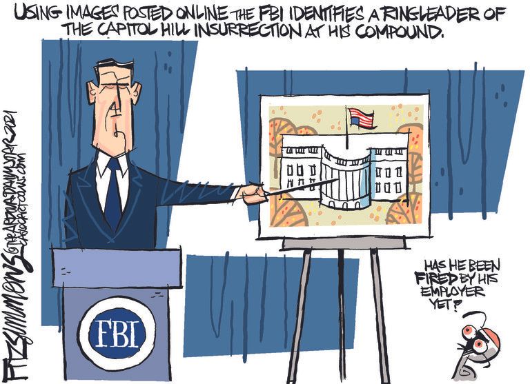 Political Cartoon U.S. Trump Capitol riot | The Week