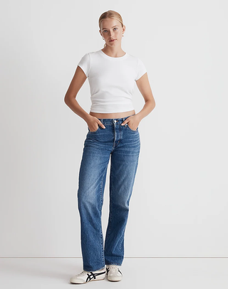 Madewell, Low-Slung Straight Jeans