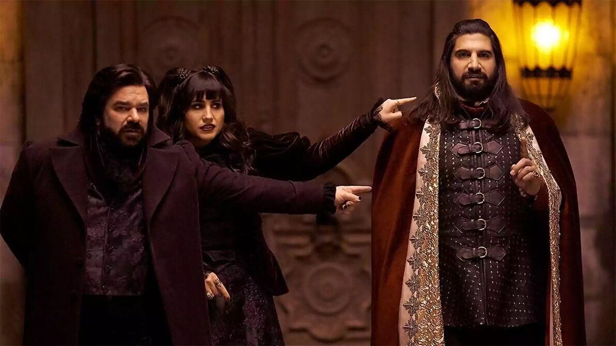 Nandor, Nadja and Laszlo in What We Do In The Shadows