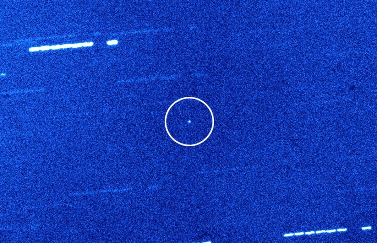 This view of the interstellar object &#039;Oumuamua was captured by the 4.2-meter William Herschel Telescope in La Palma in Spain&#039;s Canary Islands.