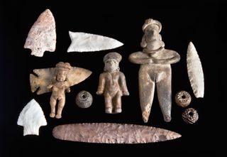 Real Pre-Columbian figures