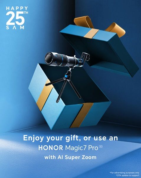 Honor's "playful" campaign pokes fun at the Galaxy S25 Ultra's lack of progress with zooming capabilities.
