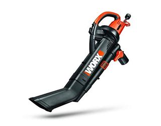 Worx 12 Amp Trivac 3-In-1 Electric Leaf Blower/mulcher/vacuum Wg509 Metal Impeller for Fine Mulching