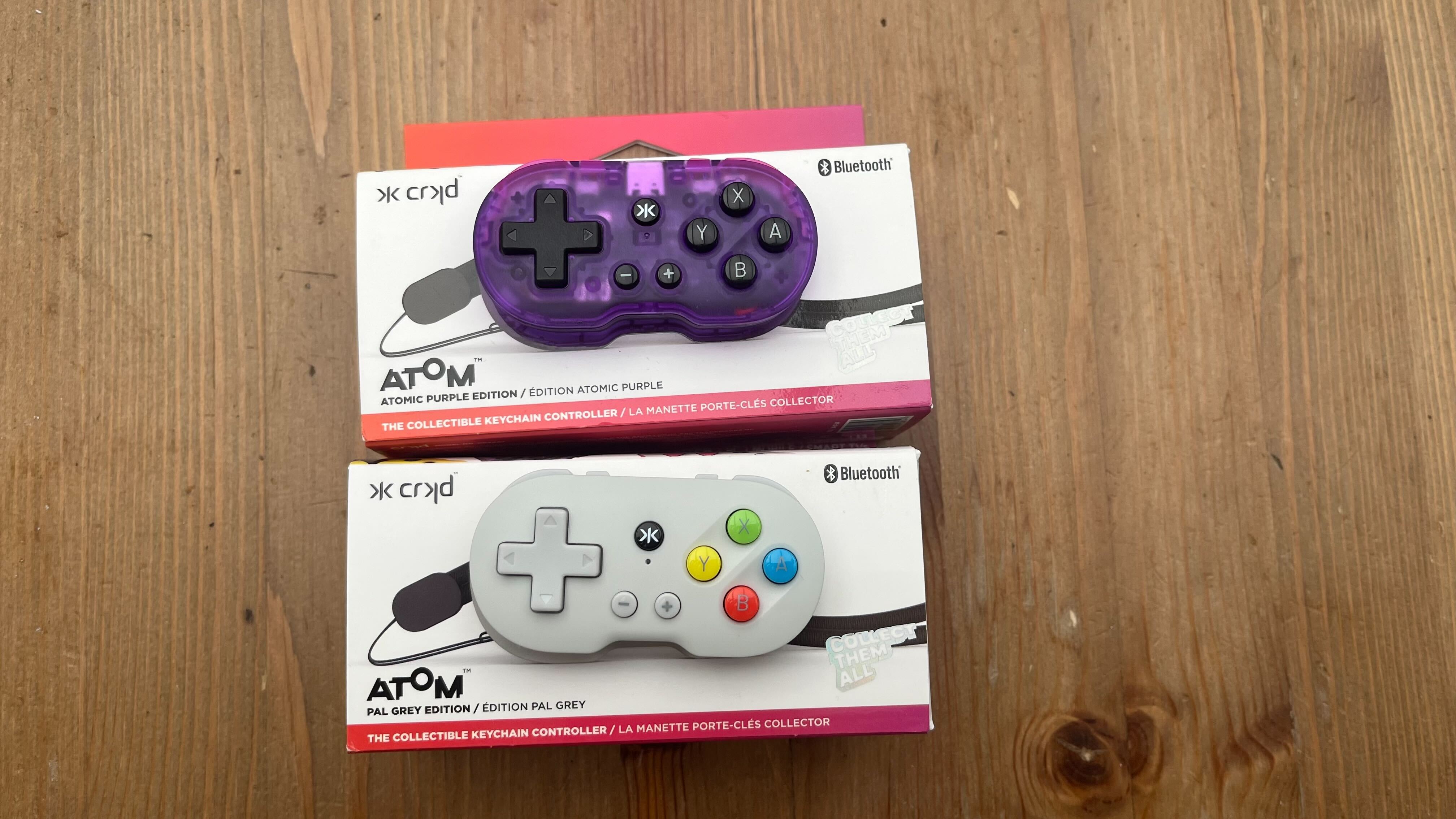 Atomic Purple and PAL Grey CRKD ATOM controller