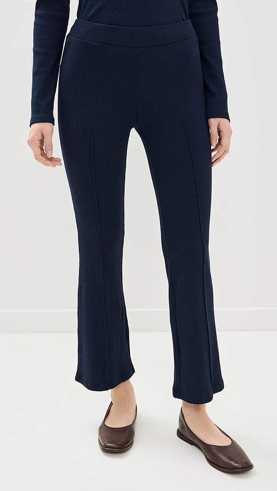 Donni. the Rib Kick Flare Pants