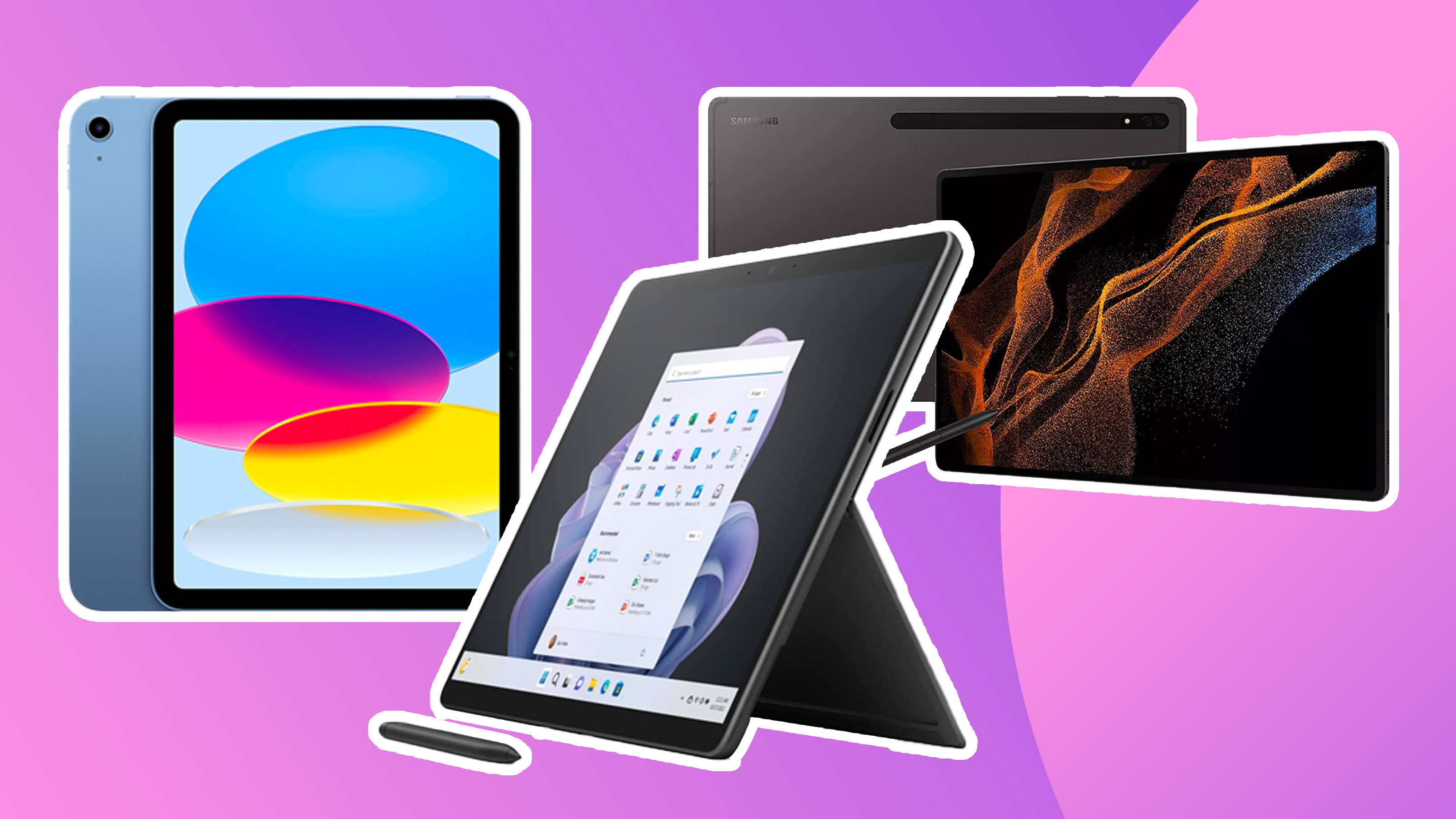 iPads + Tablets from Apple, Samsung, Windows and more 