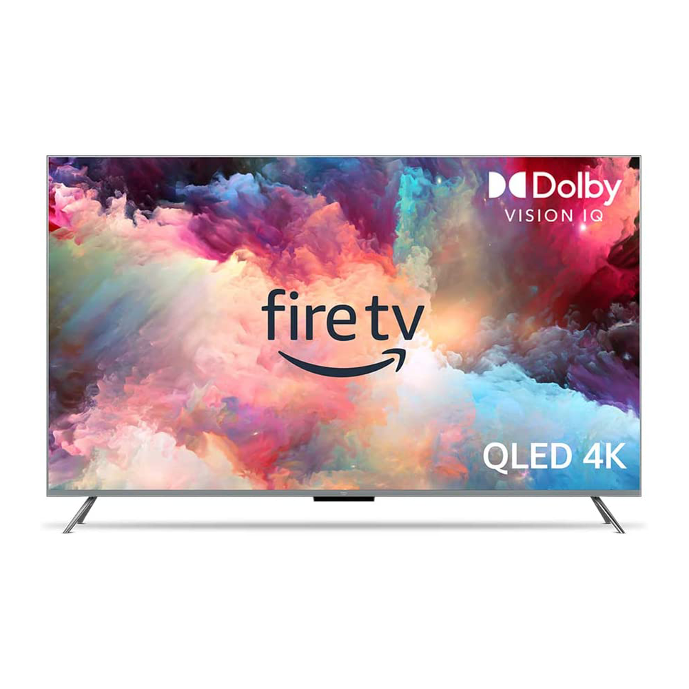 ウィジェットを備えたFire TV Omni QLEDシリーズ。