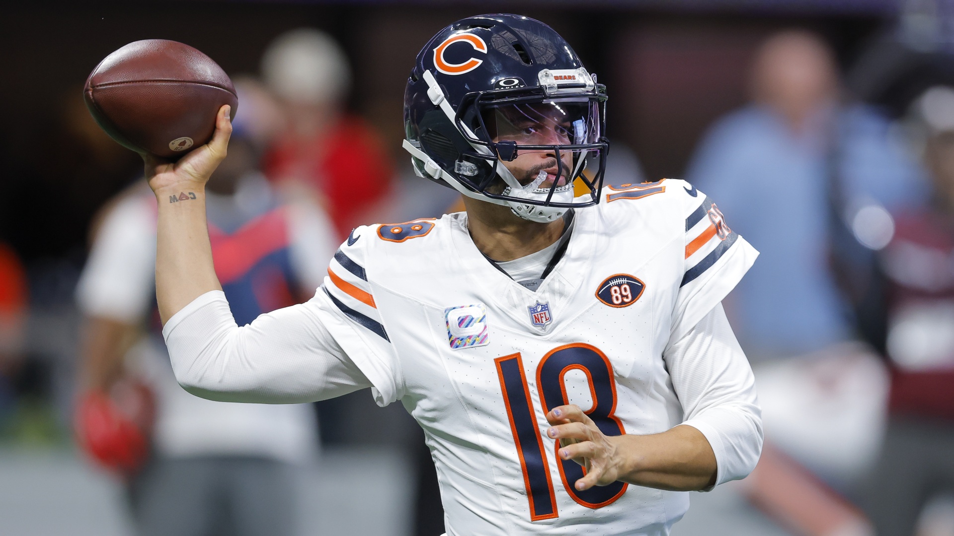 Chicago Bears quarterback Caleb Williams