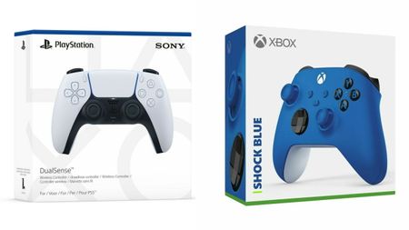 PS5 and Xbox Series X controller boxes