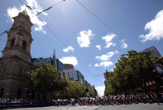 The sun was out for the final stage