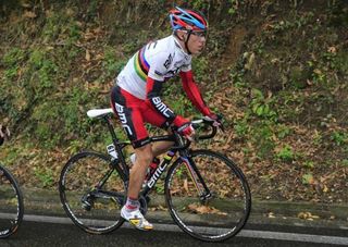 Philippe Gilbert (BMC Racing Team) in his new rainbow jersey