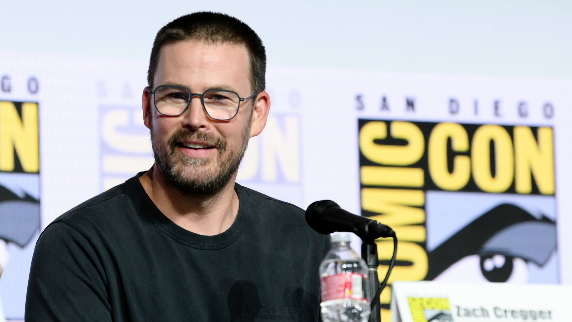 Zach Cregger speaks at Collider's "Directors on Directing" panel in Hall H during 2026 Comic-Con International: San Diego at San Diego Convention Center on July 23, 2026 in San Diego, California.