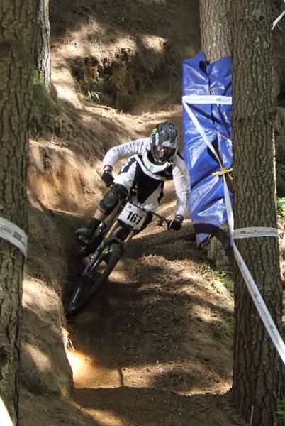 Louis Hamilton in the under 19 race