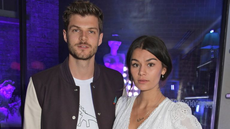 Jim Chapman and Sarah Tarleton attend the GQ Style and Browns party to celebrate LFWM June 2019