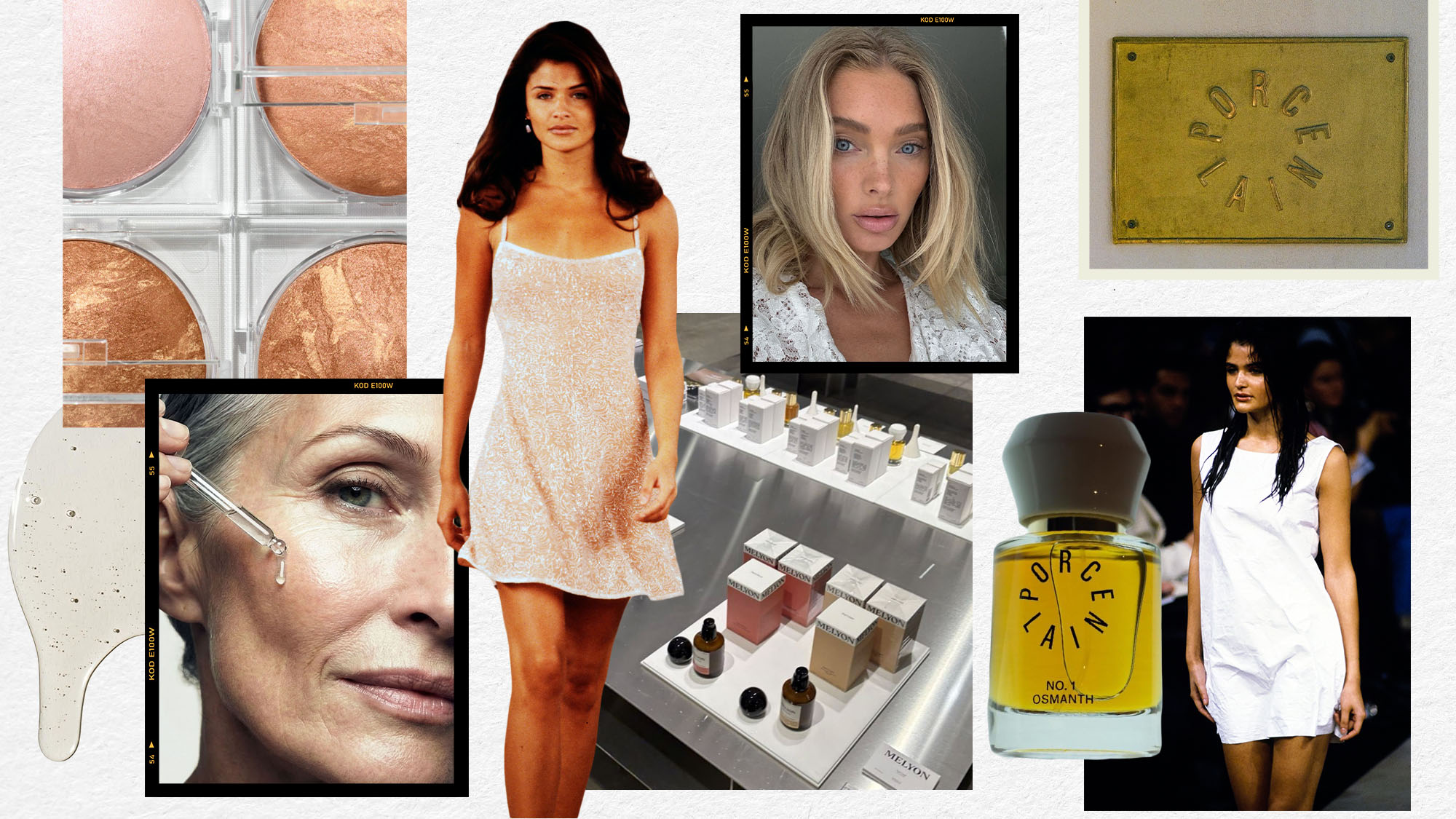 Photo collage of different Scandinavian Beauty Trends