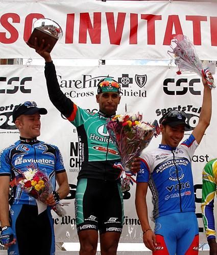 Ivan Dominguez won the 2005 CSC Invitational, besting Kirk O'Bee (l) and Ivan Stevic (r) for the victory.