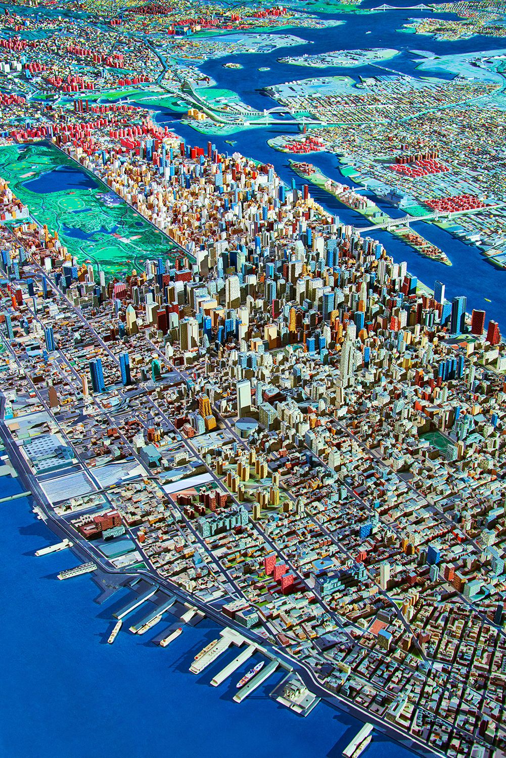 Panorama of the City of New York, Queens, New York, 2016