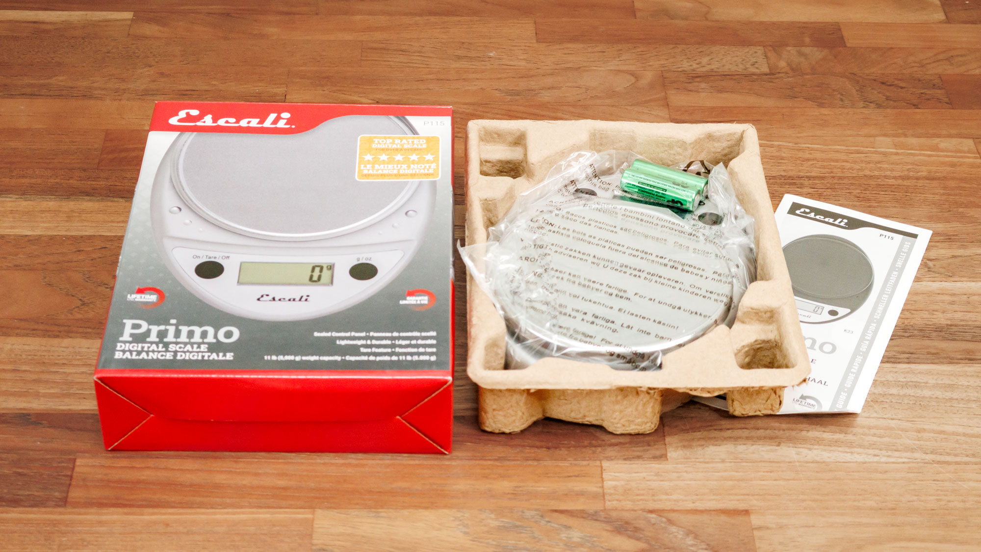 Escali Primo Digital Kitchen Scale