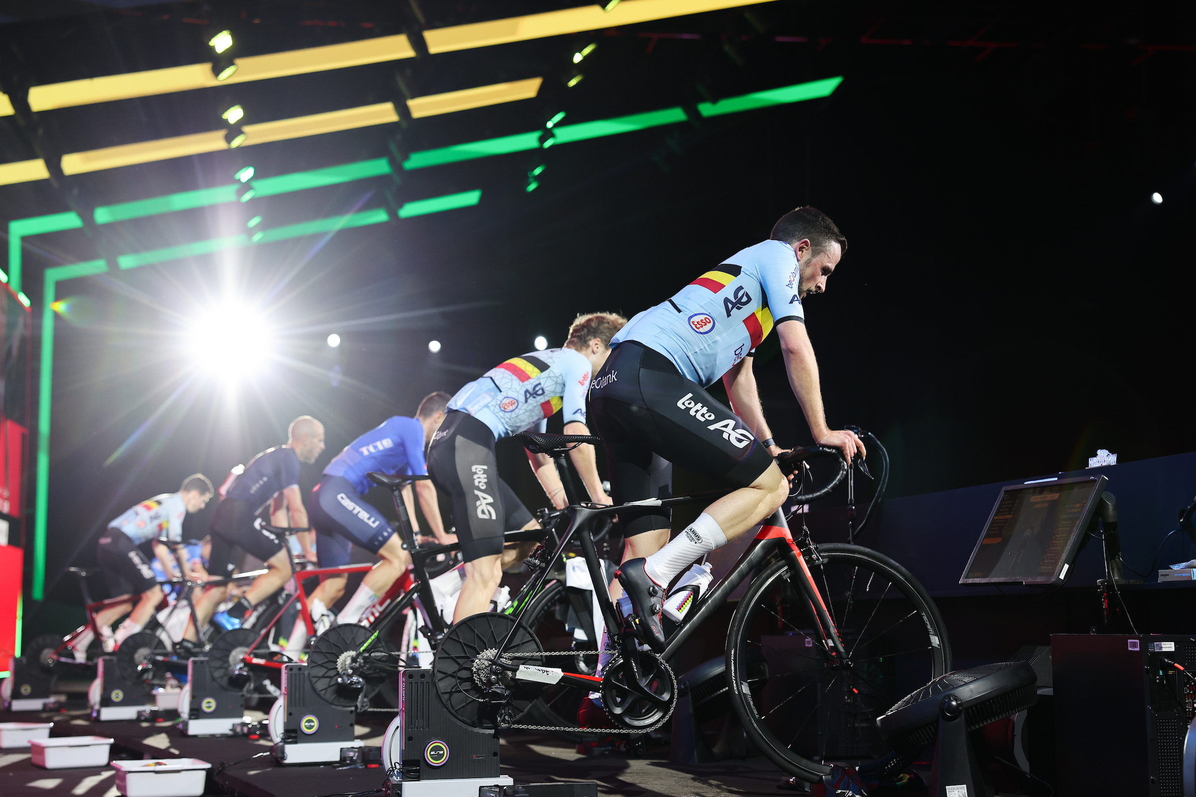 Riders competing at the UCI E Sports World Championships