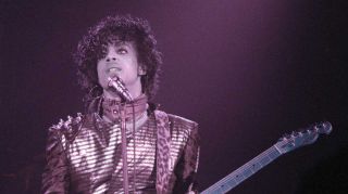 Prince onstage