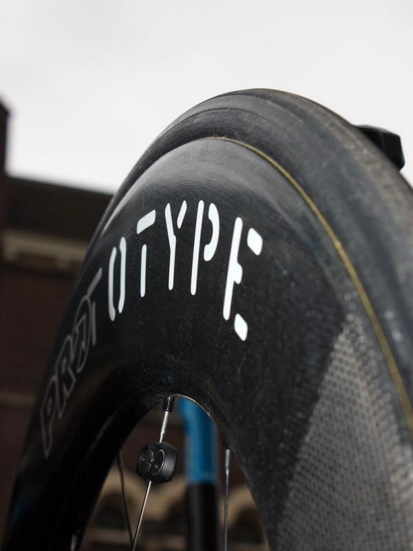 The rim profile is the giveaway that these are HED rims, not PRO ones.