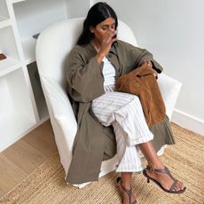 Russell & Bromley suede bag