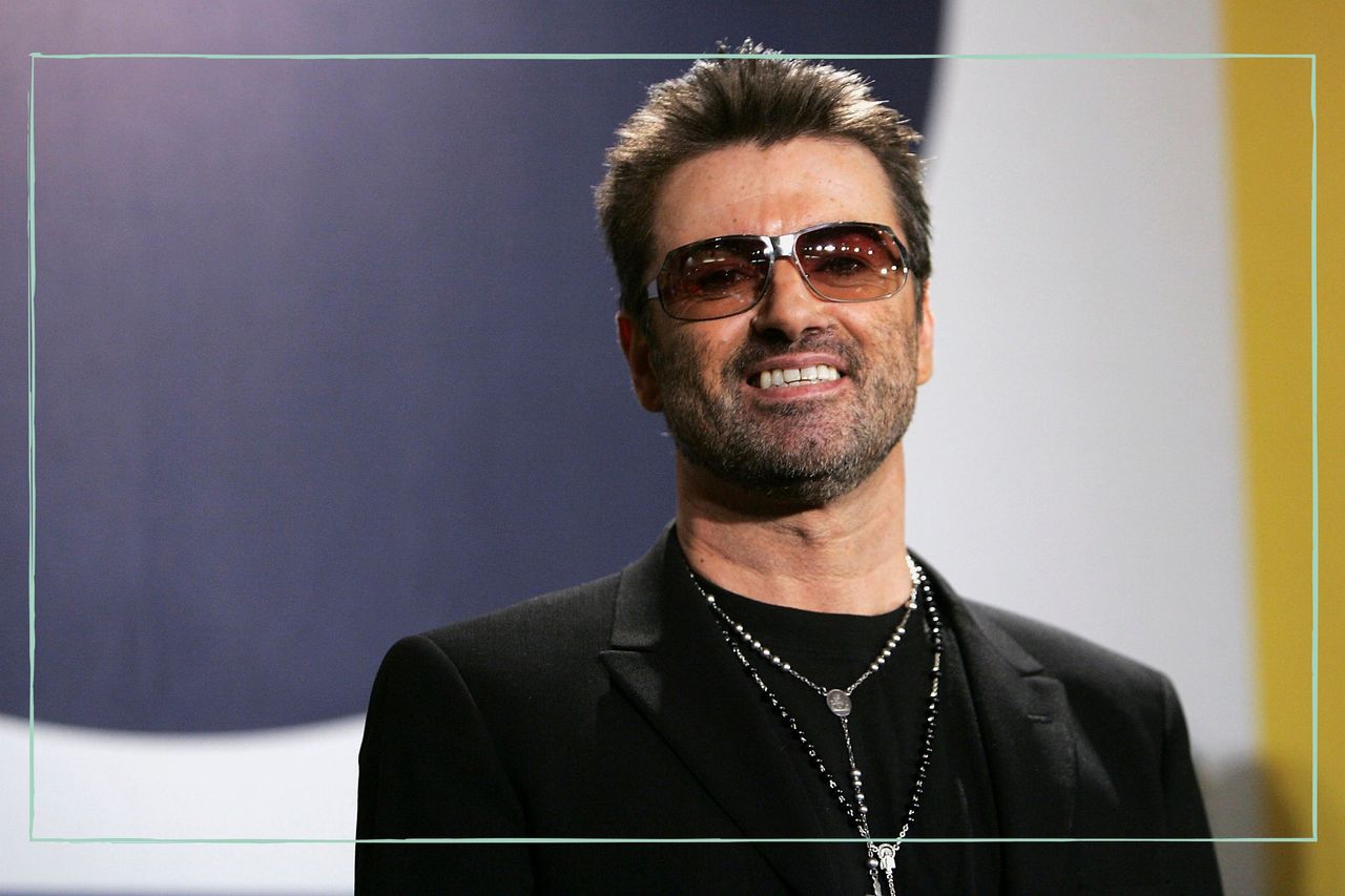 George Michael wearing sunglasses