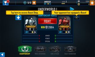 Real Steel Fight Card