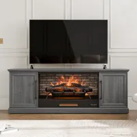 Allen + Roth Flat Wall Electric Fireplace Allen + Roth Flat Wall Electric Fireplace