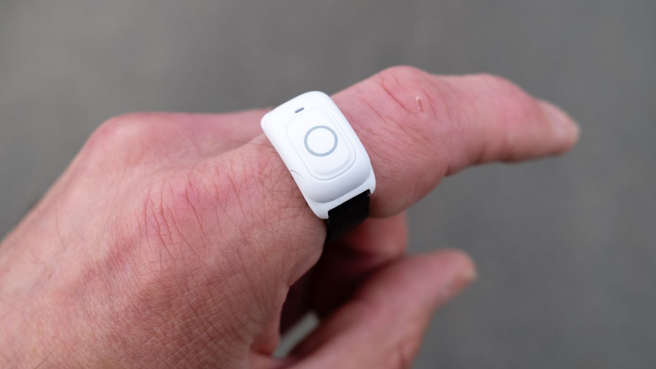Antigravity A1 Follow Me Bundle Ring Remote on finger