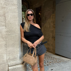 Parisians wearing ballet flats with shorts