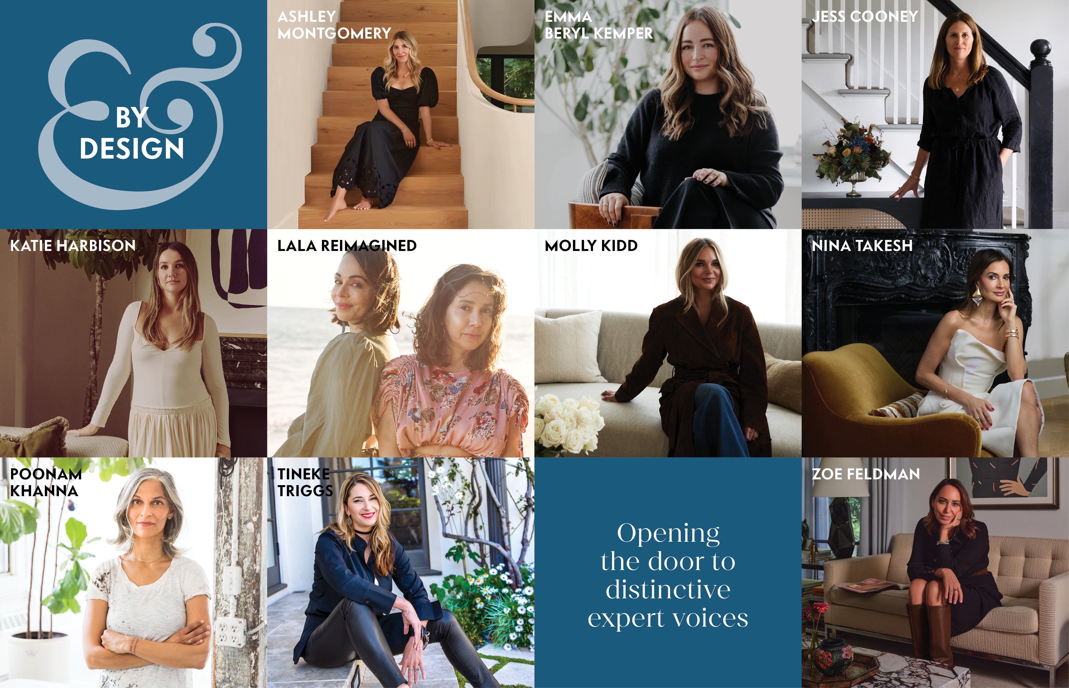Group of interiors&#039; experts for Homes &amp; Gardens&#039; By Design series