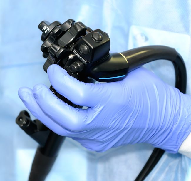 An endoscope.