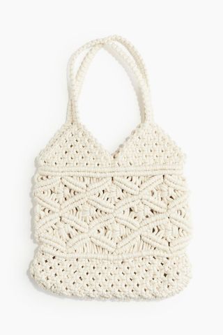 Macramé Tote Bag