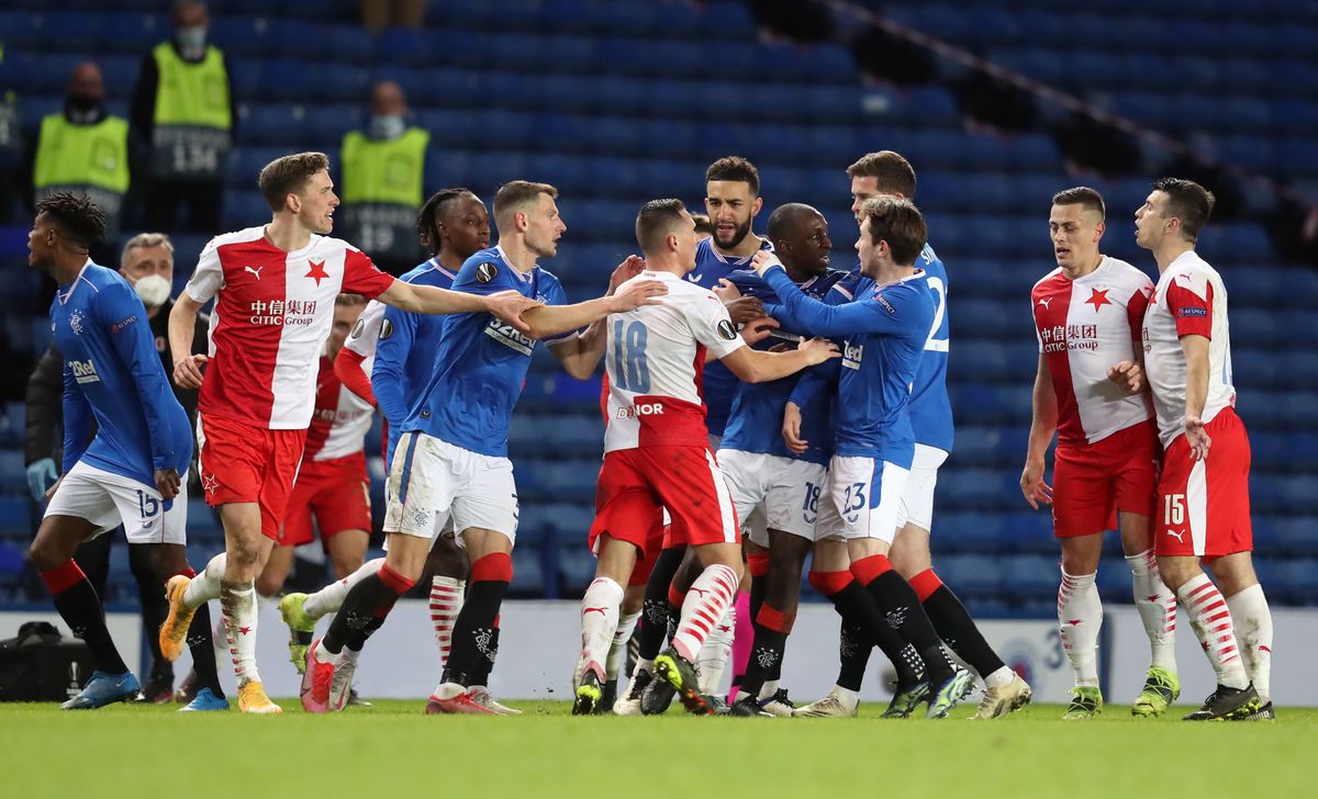 Rangers v Slavia Prague – UEFA Europa League – Round of Sixteen – Second Leg – Ibrox Stadium