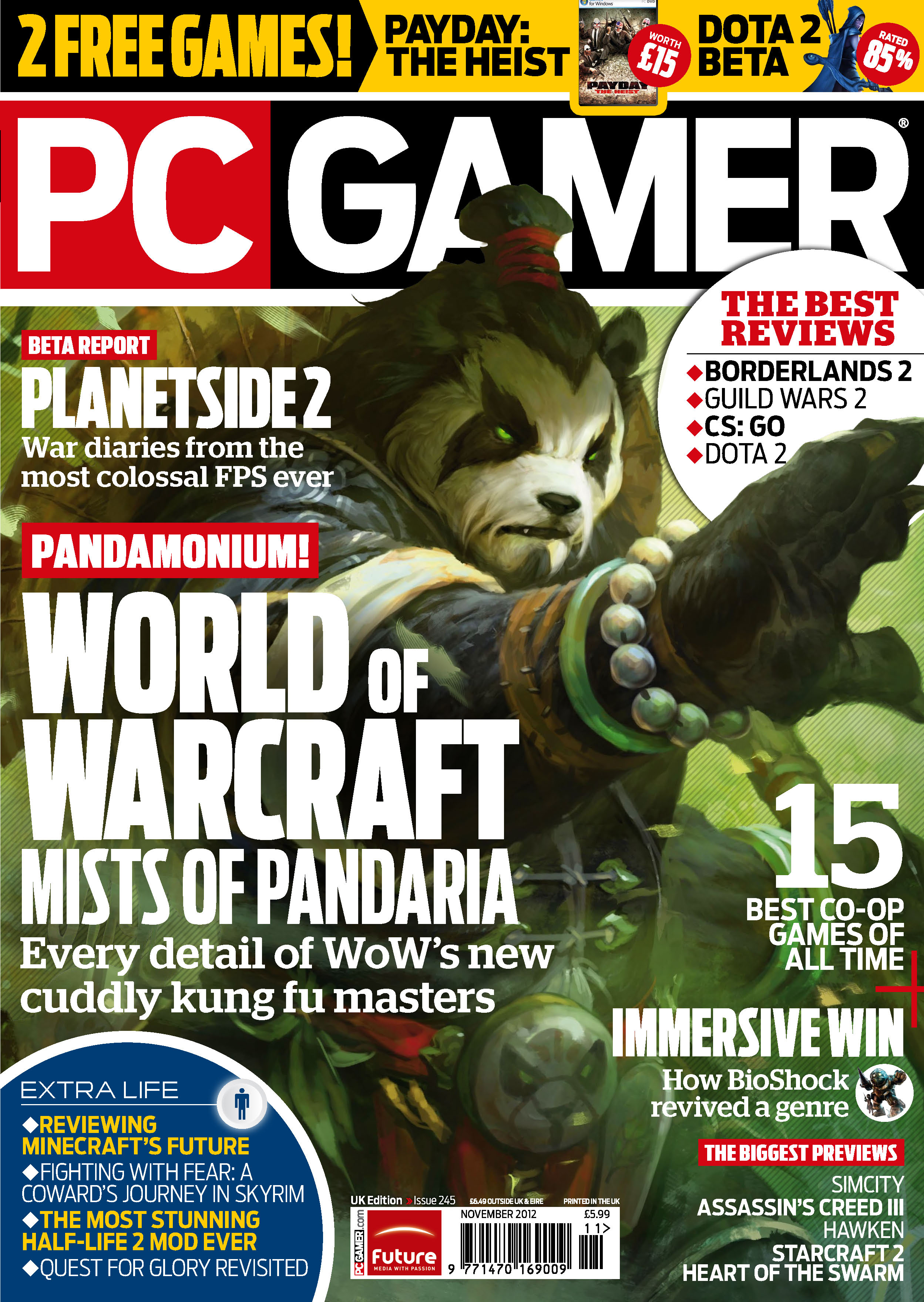 PC Gamer UK #245 cover: Mists of Pandaria