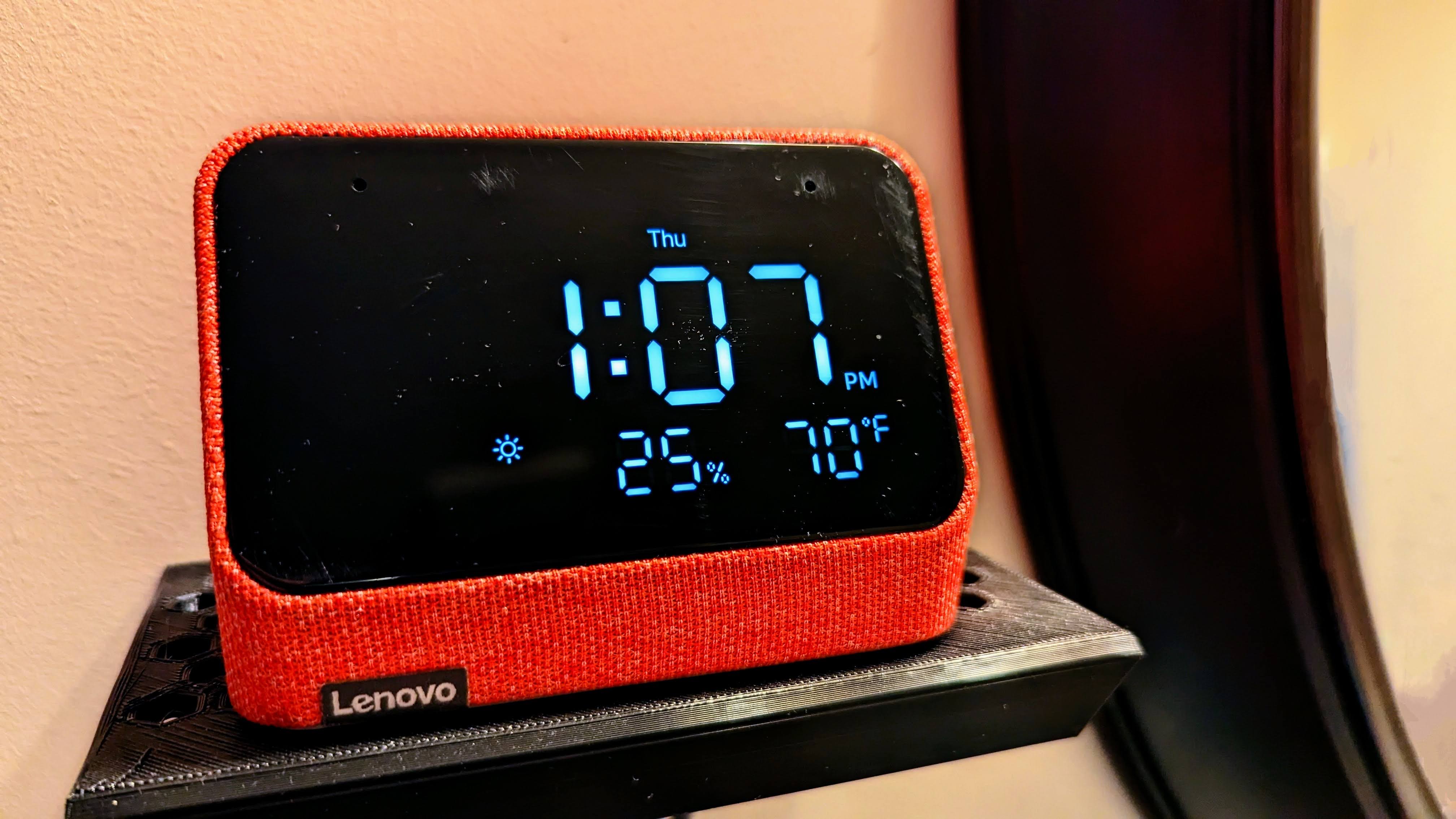 Alexa ile Lenovo Smart Clock Essential
