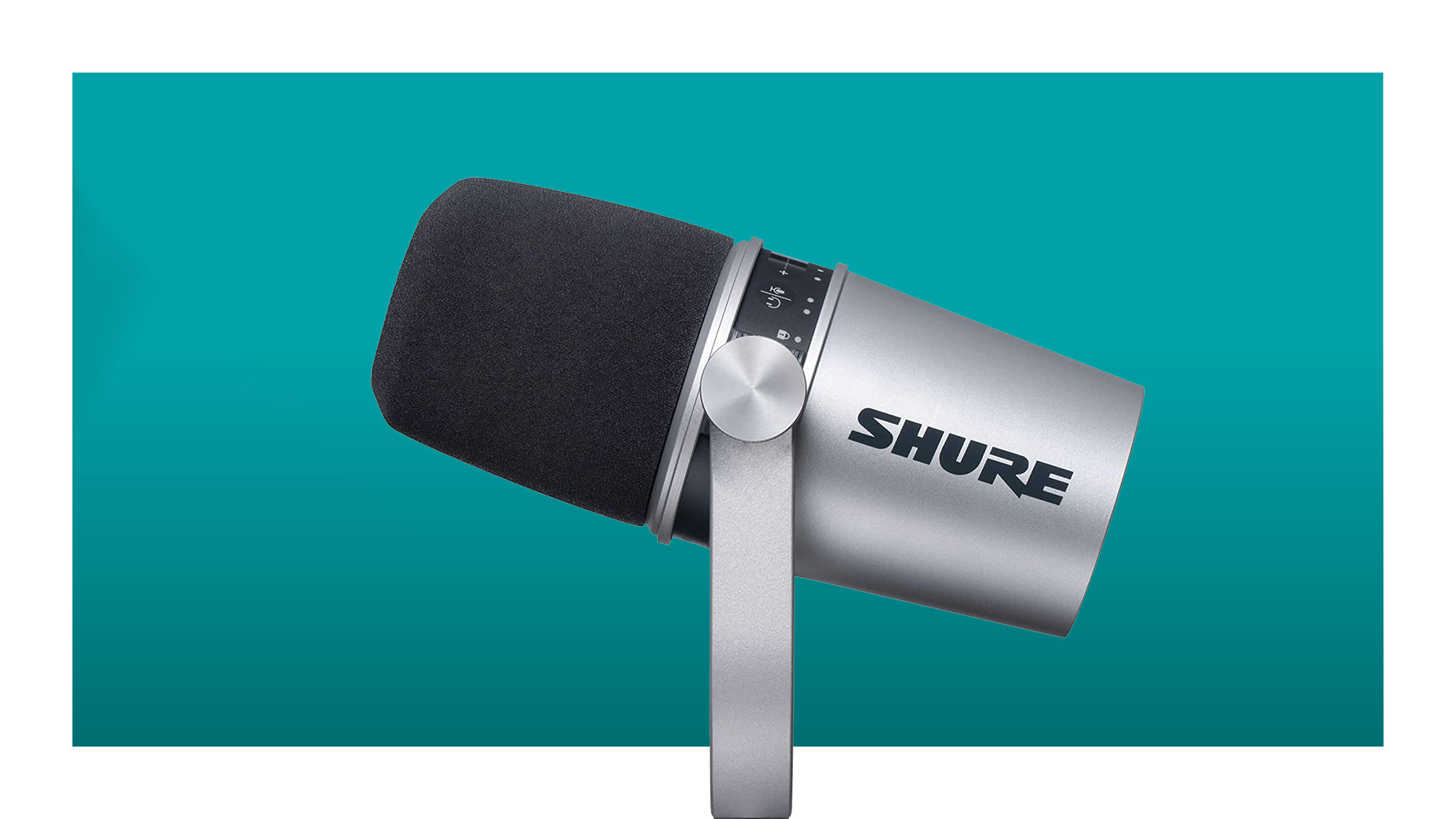 Shure MV7 Podcast Microphone (Silver) MV7-S B&H Photo Video