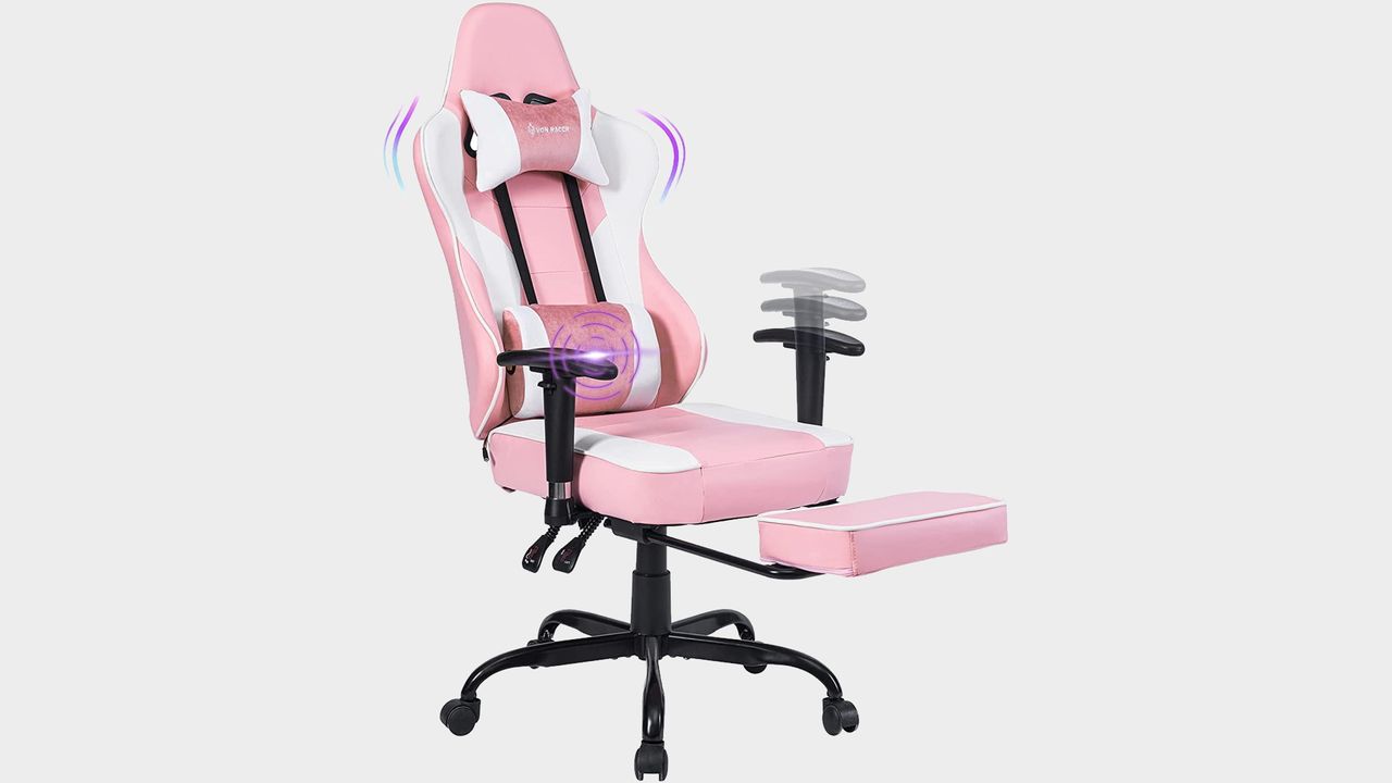 Von Racer pink gaming chair