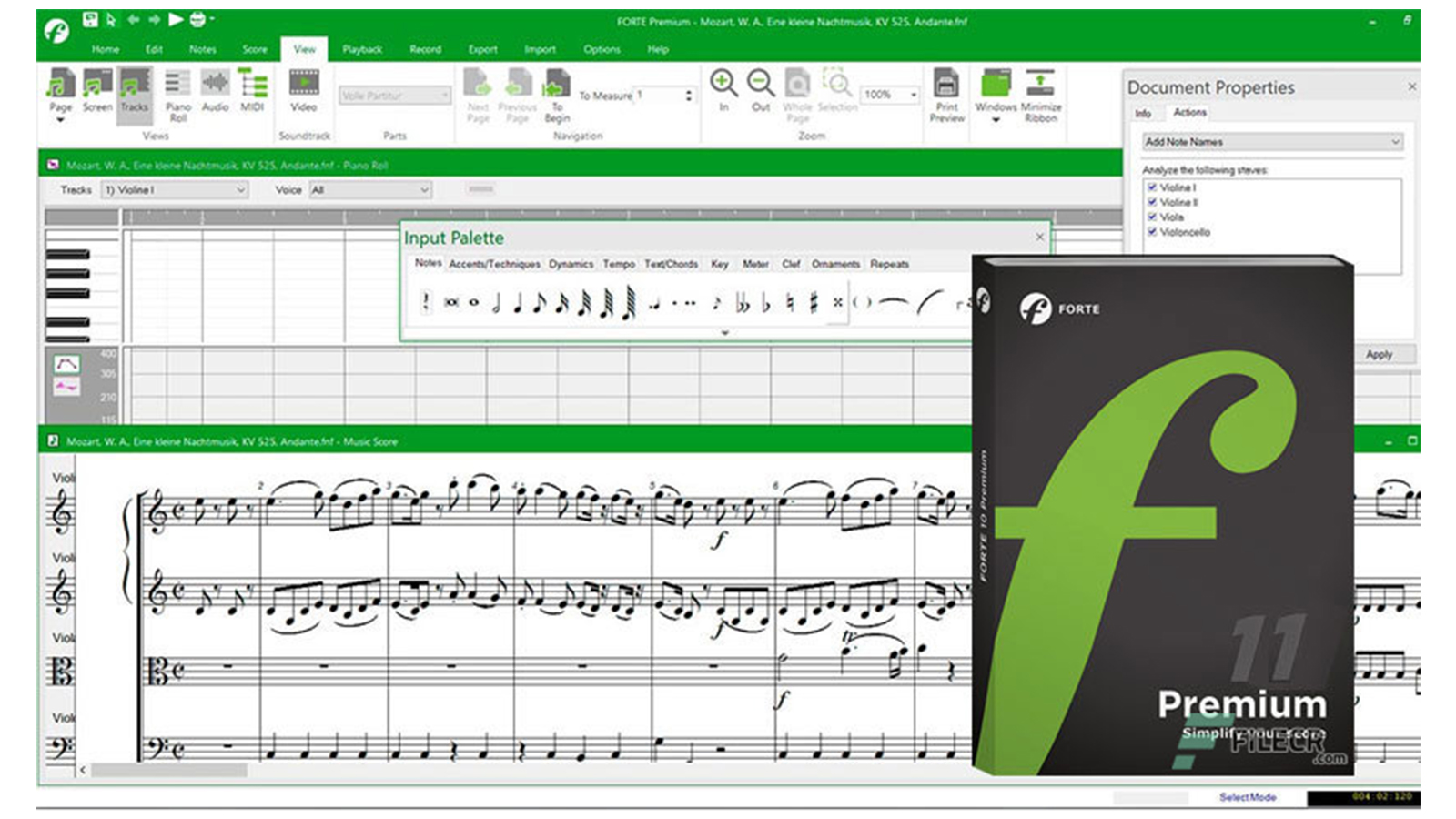 Best music notation software: Forte Notation Forte 12