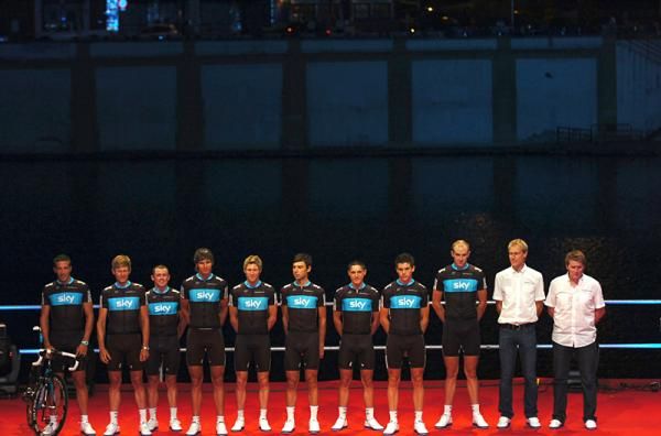 Team Sky is presented.