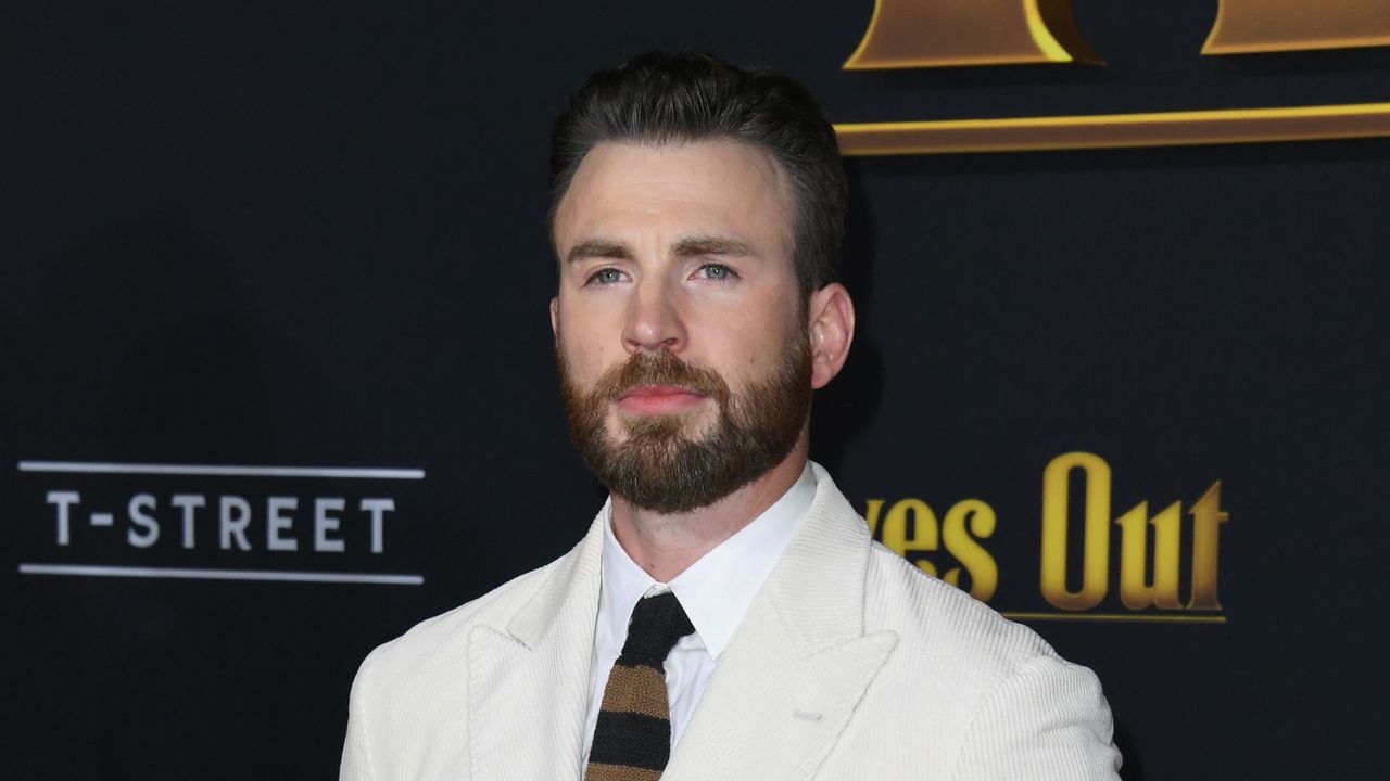 westwood, california november 14 chris evans attends the premiere of lionsgates knives out at regency village theatre on november 14, 2019 in westwood, california photo by jon kopaloffgetty images,