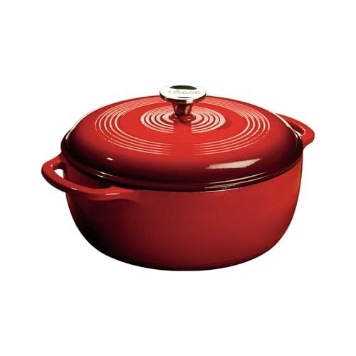 Enamel Cast Iron Dutch Oven (6-Quart)
