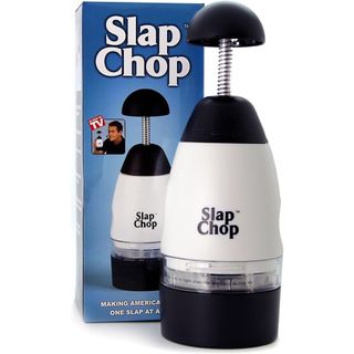 Slap Chop and branded box against a white background.