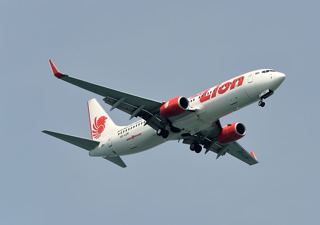 A Lion Air jet.