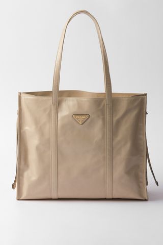 Prada Large Leather Tote Bag