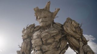 Giant Groot at the end of Guardians of the Galaxy Vol. 3